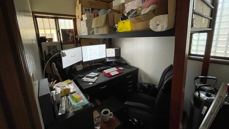 納戸の作業部屋
