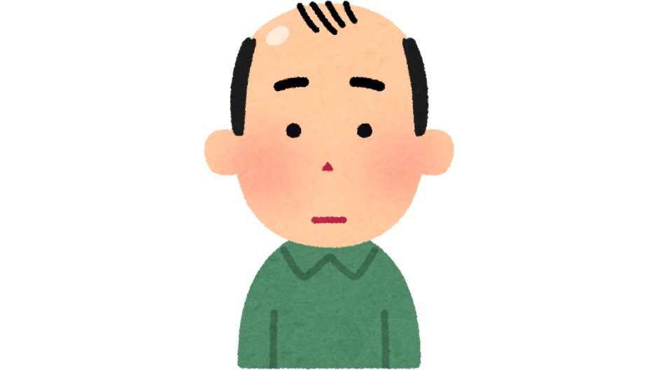 薄毛の男性